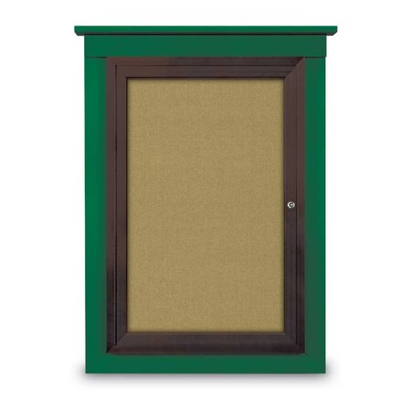 United Visual Products Sliding Glass Enclosed Letterboard, 96"x3 UV9013ACS-BRONZE-GREY